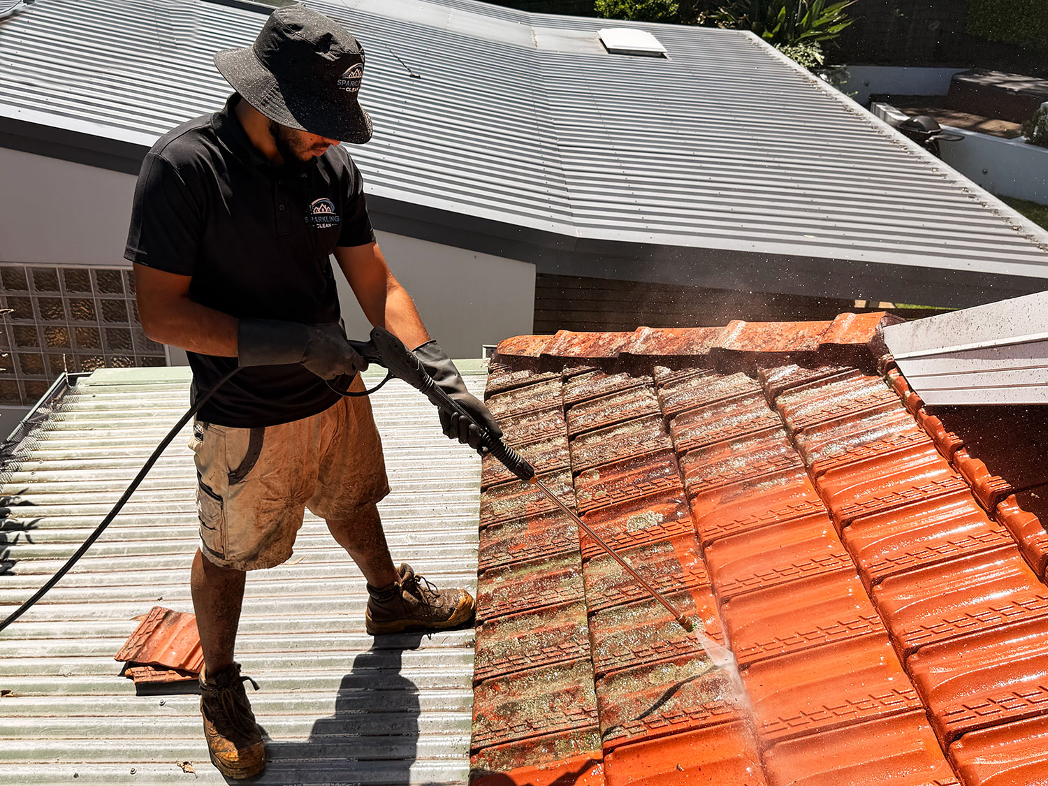 Roof restoration and roof cleaning Sydney